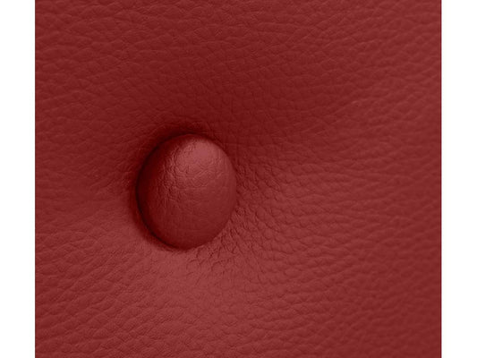 Lit en cuir, 110 x 50 cm, rouge