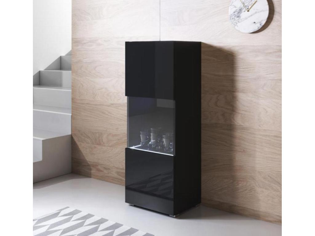 Meuble de maison, 40 x 29 x 128 cm, Noir