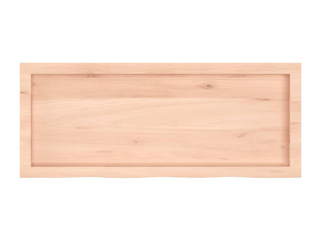 Étagère en chêne massif, 100 x 40 x 2 cm, finition naturelle
