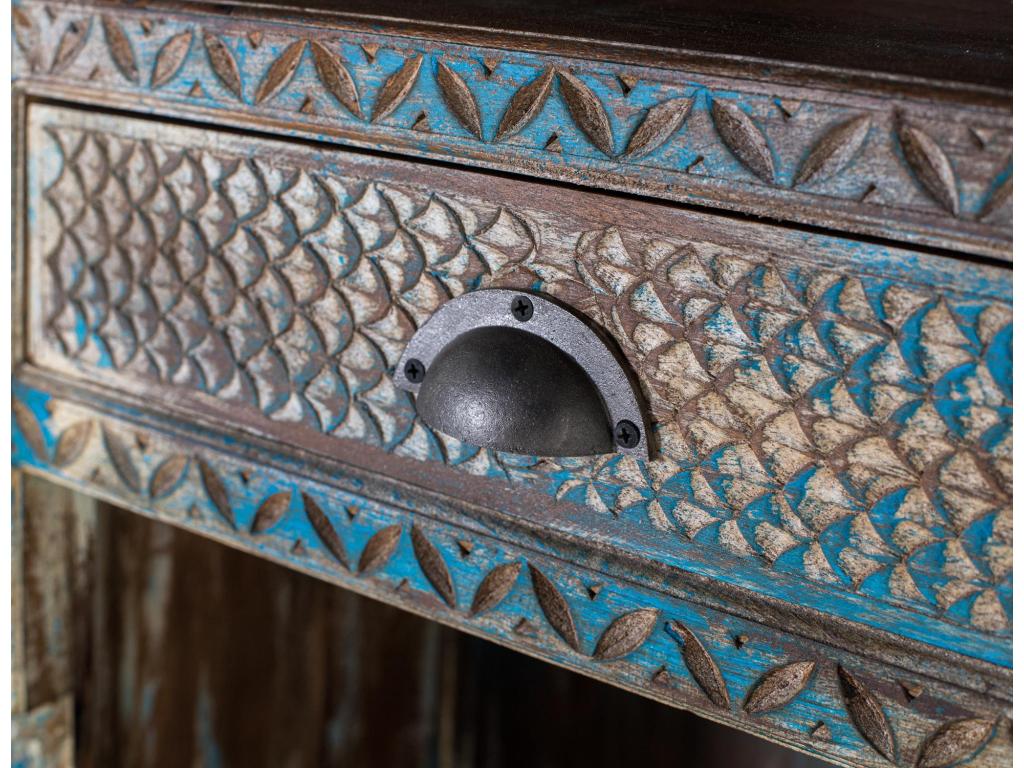 Buffet, 170 cm, bleu