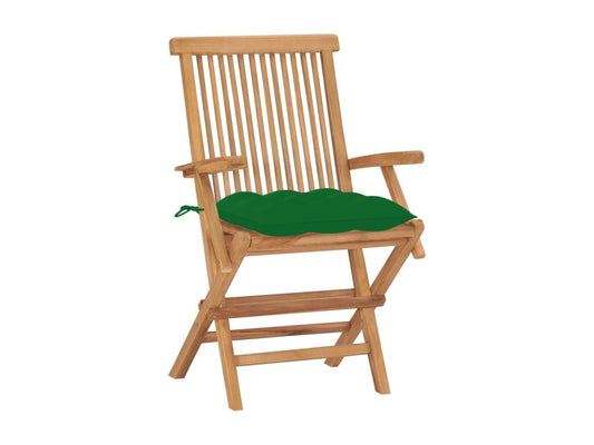 Ensemble de mobilier de jardin avec coussins, vert