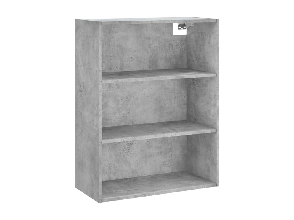 Buffet en bois d'ingénierie, 69,5 x 34 x 180 cm, gris