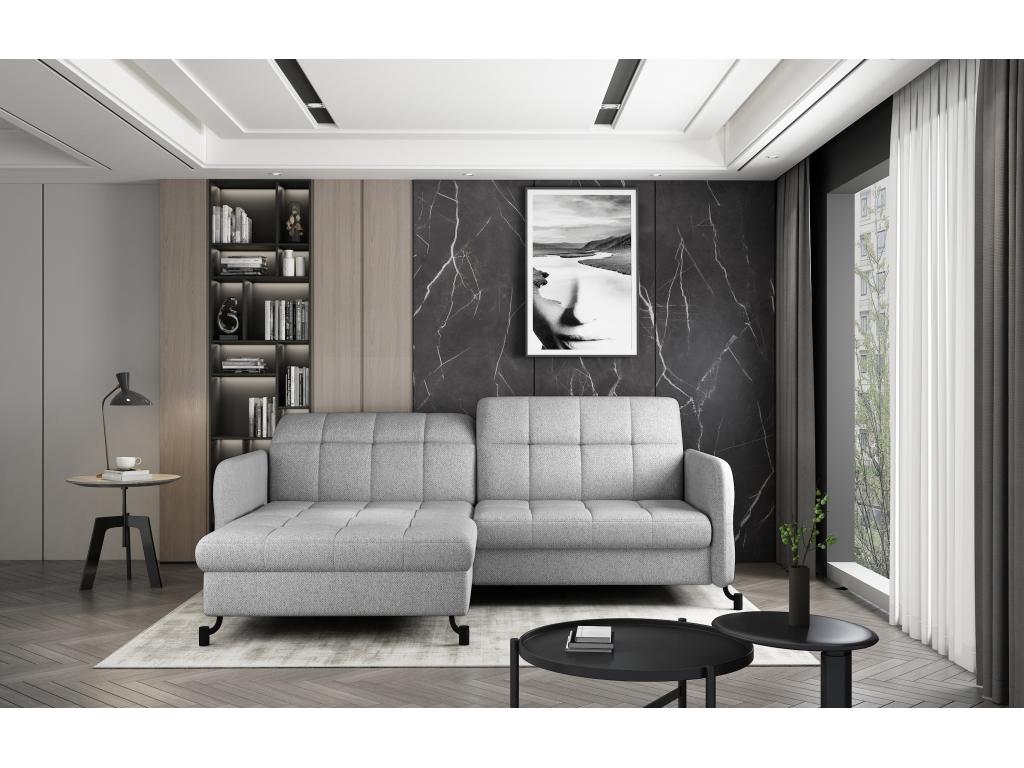 Canapé en tissu gris