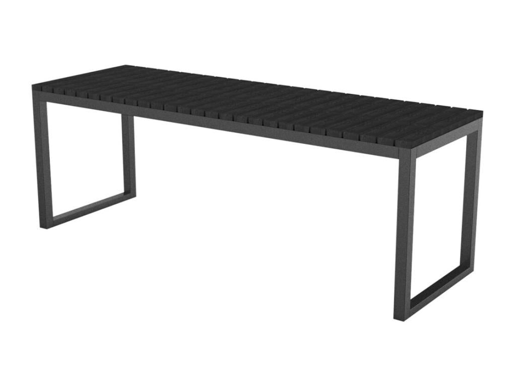 Banc, 120 cm, Noir