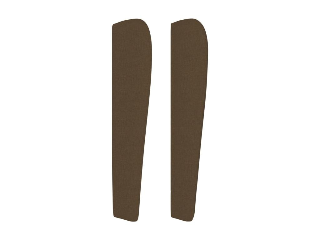 Lit en tissu, 203 x 23 x 118 cm, marron