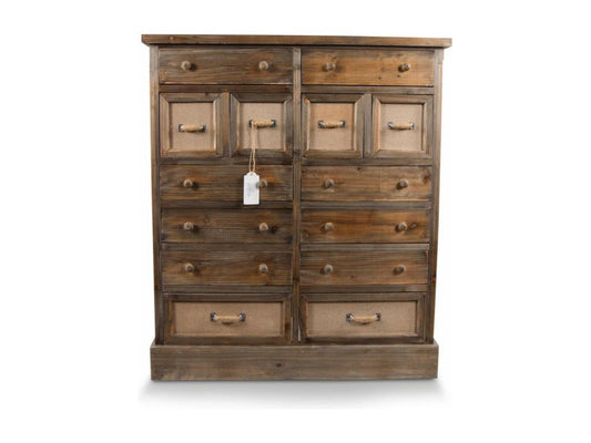 Commode, 85 x 33 x 98,5 cm, marron