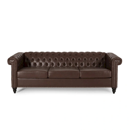Canapé Chesterfield capitonné 3 places Parkhurst de Christopher Knight Home