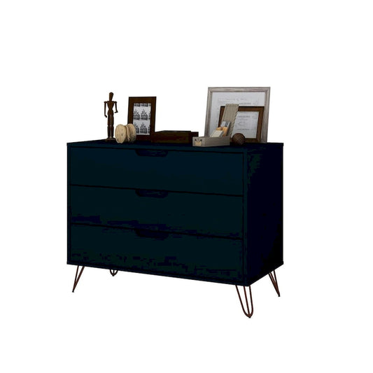 Commode moderne à 3 tiroirs du milieu du siècle Bandene