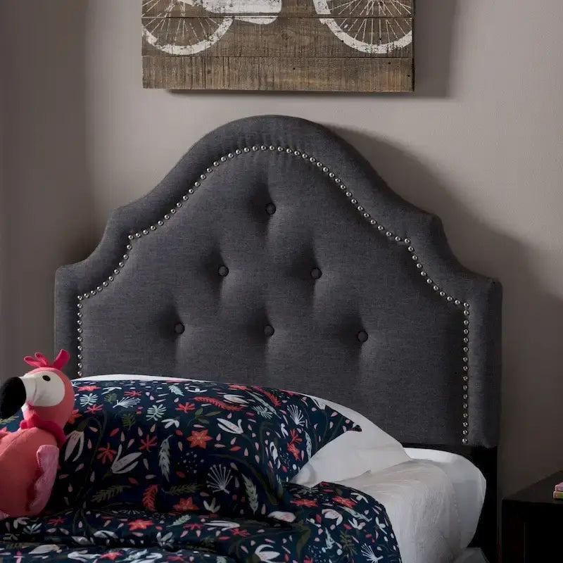 Tête de lit rembourrée Taylor & Olive Founders pour lit simple