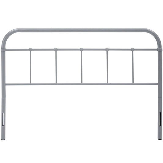 Tête de lit Lomita Classic King Size en métal gris