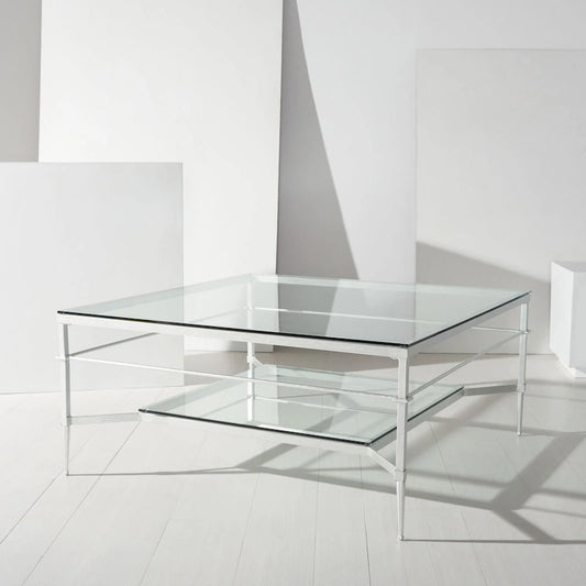 Table basse SAFAVIEH Couture Zilpha - 109 cm L x 109 cm P x 51 cm H