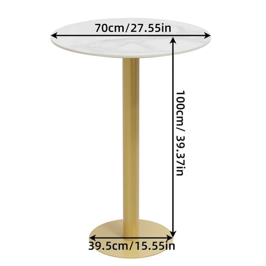Table haute ronde de bar/pub/restaurant pour commerces et cafés.