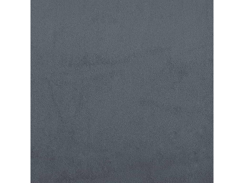 Ensemble de meubles de maison en velours gris, 2 pièces