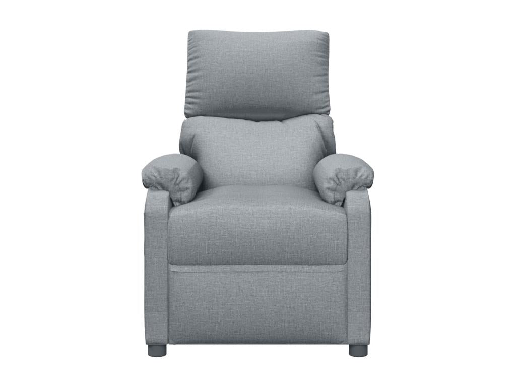Fauteuil d'appoint en tissu gris