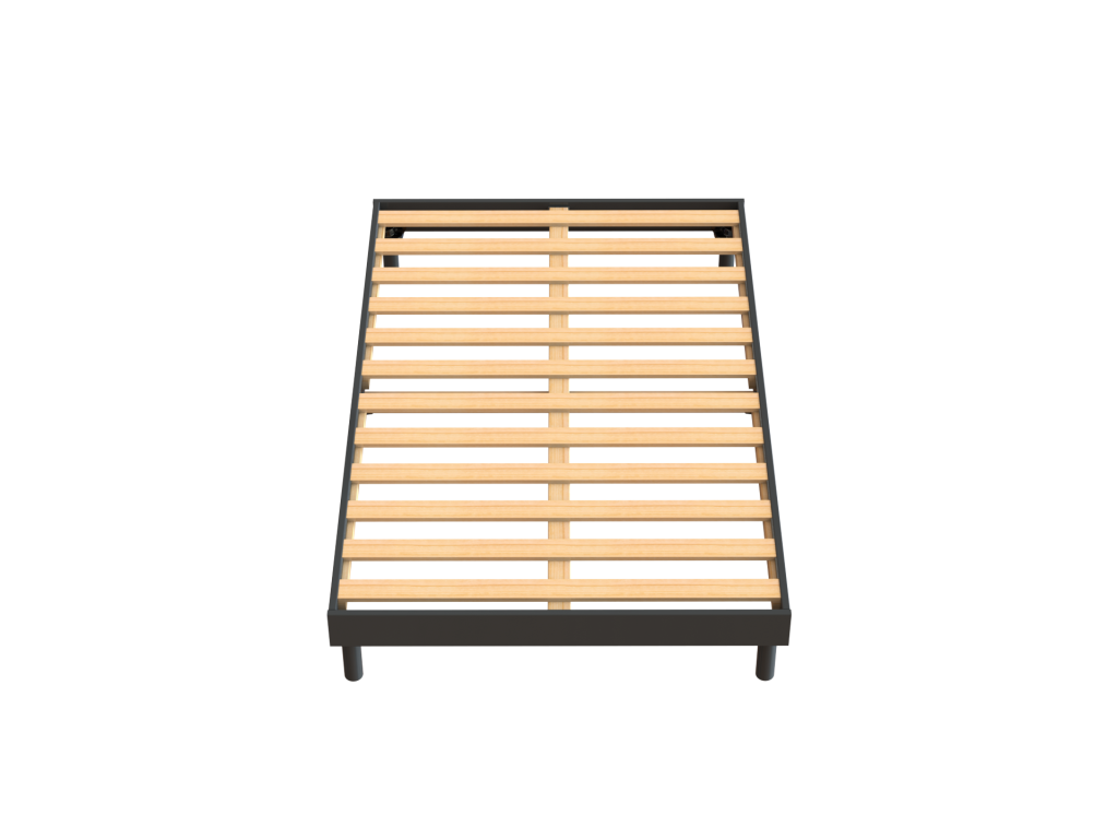 Matelas, 140 x 200 cm, gris