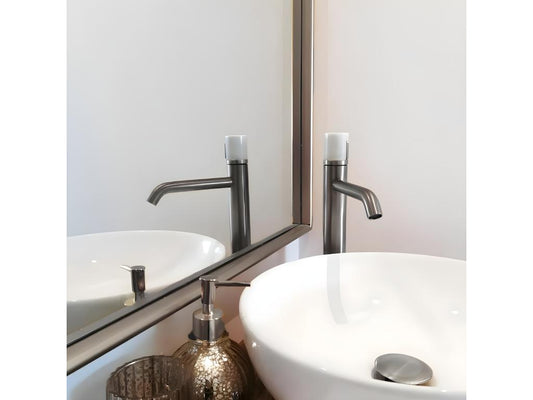 Meubles de maison à plateau effet marbre, gris