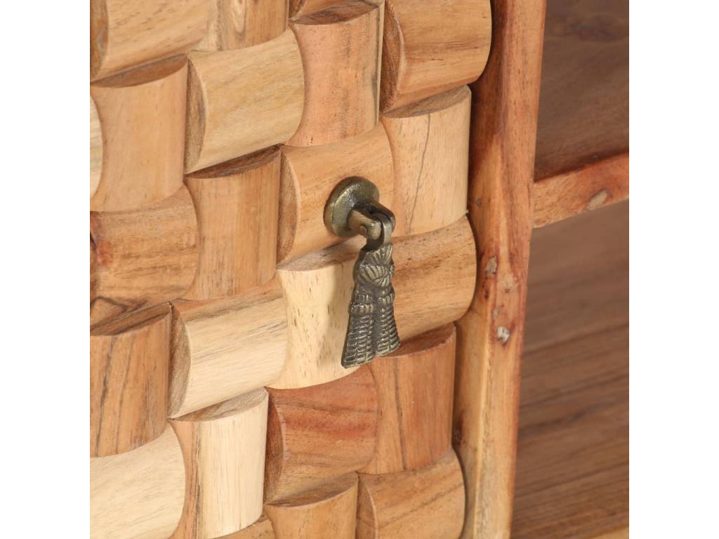 Meuble TV, 100 x 35 x 40 cm, marron