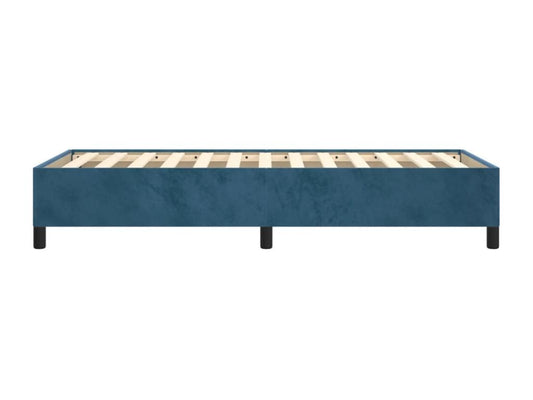 Cadre de lit en velours, 80 x 200 cm, bleu
