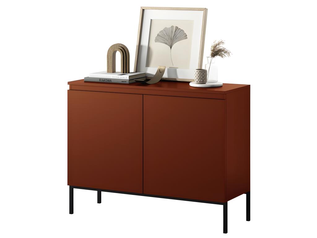 Buffet, 100 cm, rouge