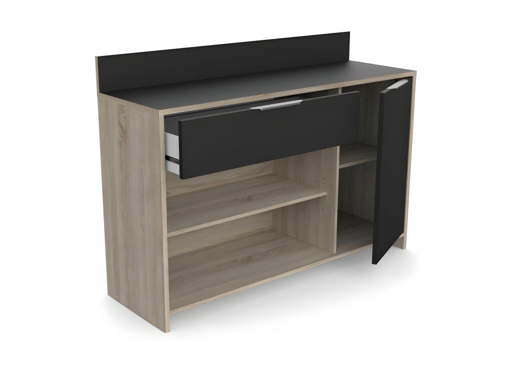 Meuble de maison en bois effet chêne, 89,2 cm, naturel