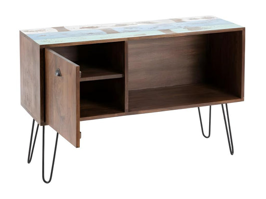 Buffet à une porte, marron