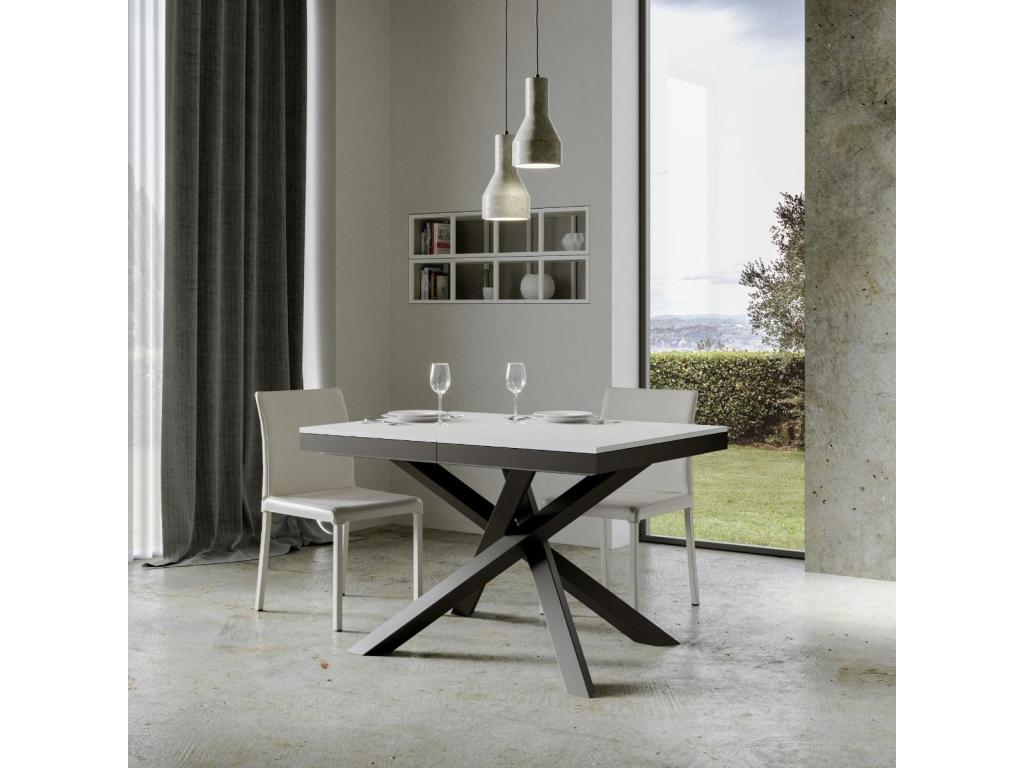 Table, 90 x 120 cm, blanche