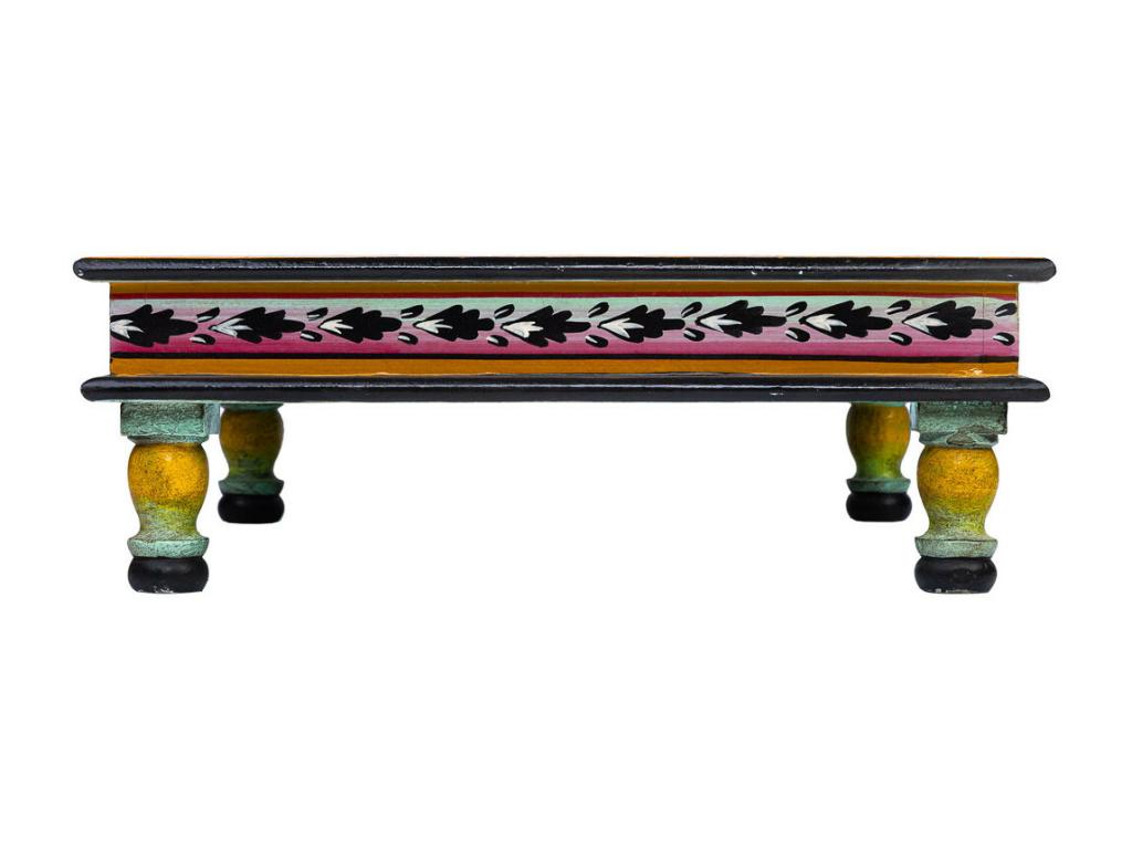 Table d'appoint, 45 x 45 x 16 cm, verte