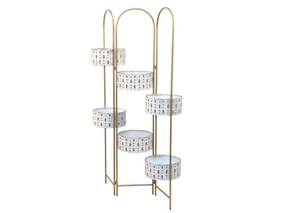 Meuble de maison, 71 x 21 x 116 cm, doré