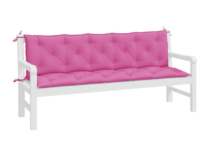 Banc en tissu 2 pièces avec coussins