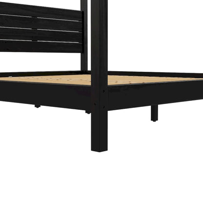 Cadre de lit king à baldaquin minimaliste Middlebrook Designs