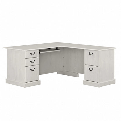 Bureau d'ordinateur en forme de L Saratoga de Bush Furniture avec tiroirs