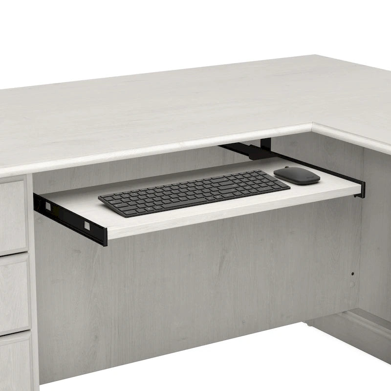 Bureau d'ordinateur en forme de L Saratoga de Bush Furniture avec tiroirs