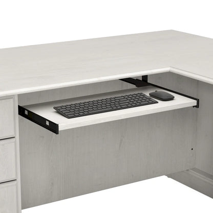 Bureau d'ordinateur en forme de L Saratoga de Bush Furniture avec tiroirs