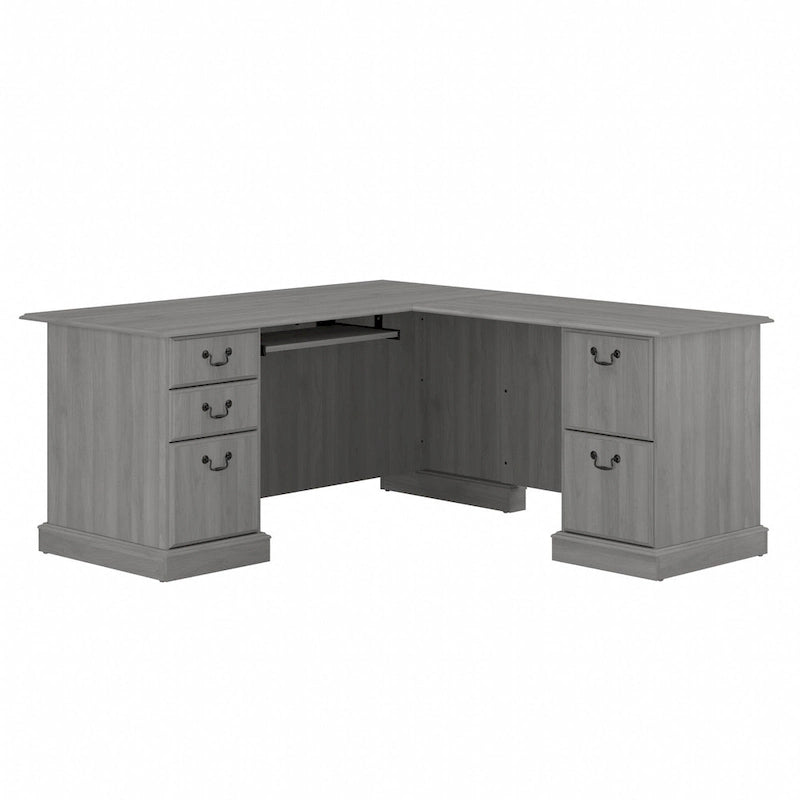 Bureau d'ordinateur en forme de L Saratoga de Bush Furniture avec tiroirs