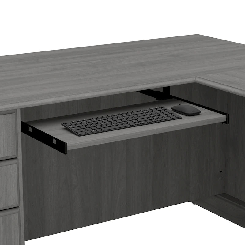 Bureau d'ordinateur en forme de L Saratoga de Bush Furniture avec tiroirs