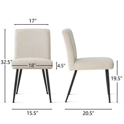 Chaises de salle à manger pour 4 personnes (ensemble de 4)
