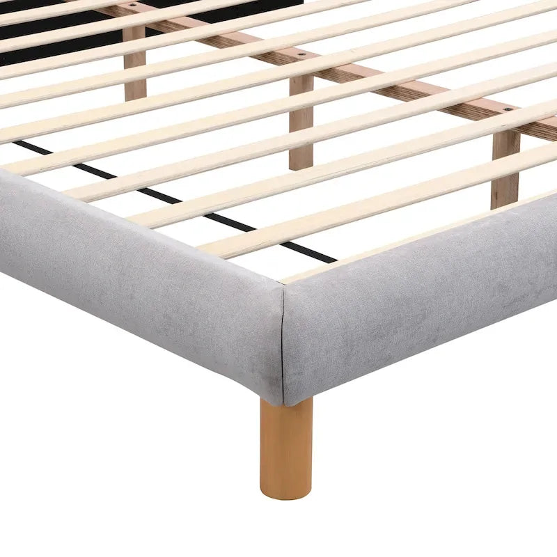 Lit plateforme rembourré en boucle Christopher Knight Home, tailles double/queen/king