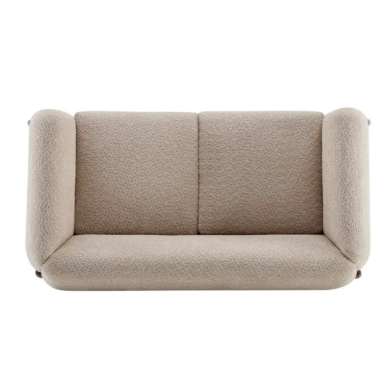 Canapé deux places Alma en tissu bouclé capitonné de Christopher Knight Home