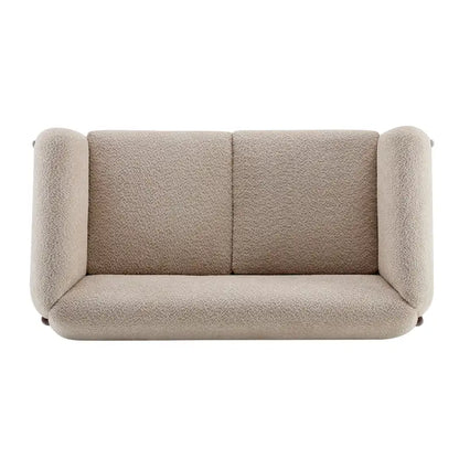 Canapé deux places Alma en tissu bouclé capitonné de Christopher Knight Home