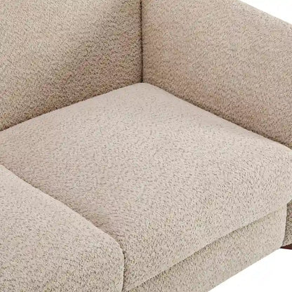 Canapé deux places Alma en tissu bouclé capitonné de Christopher Knight Home