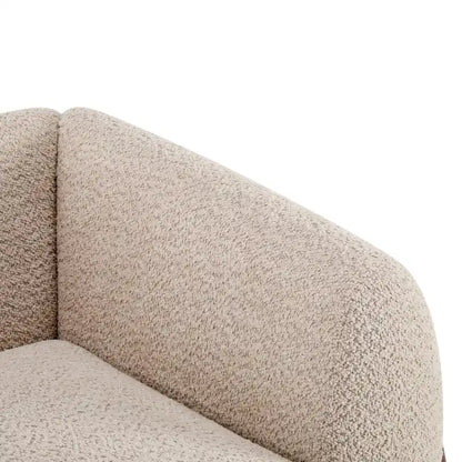 Canapé deux places Alma en tissu bouclé capitonné de Christopher Knight Home