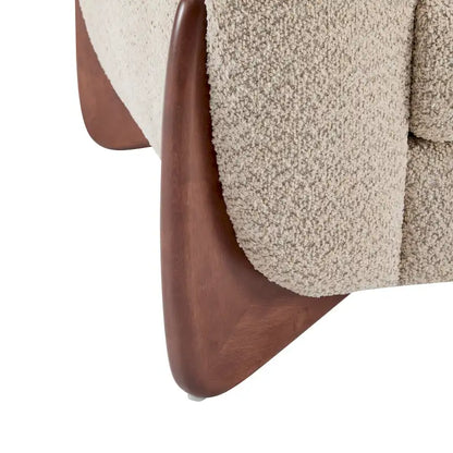 Canapé deux places Alma en tissu bouclé capitonné de Christopher Knight Home