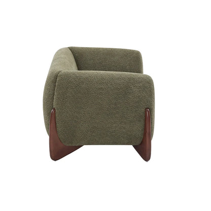 Canapé deux places Alma en tissu bouclé capitonné de Christopher Knight Home