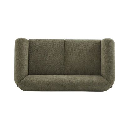 Canapé deux places Alma en tissu bouclé capitonné de Christopher Knight Home