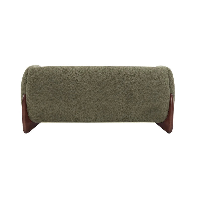 Canapé deux places Alma en tissu bouclé capitonné de Christopher Knight Home