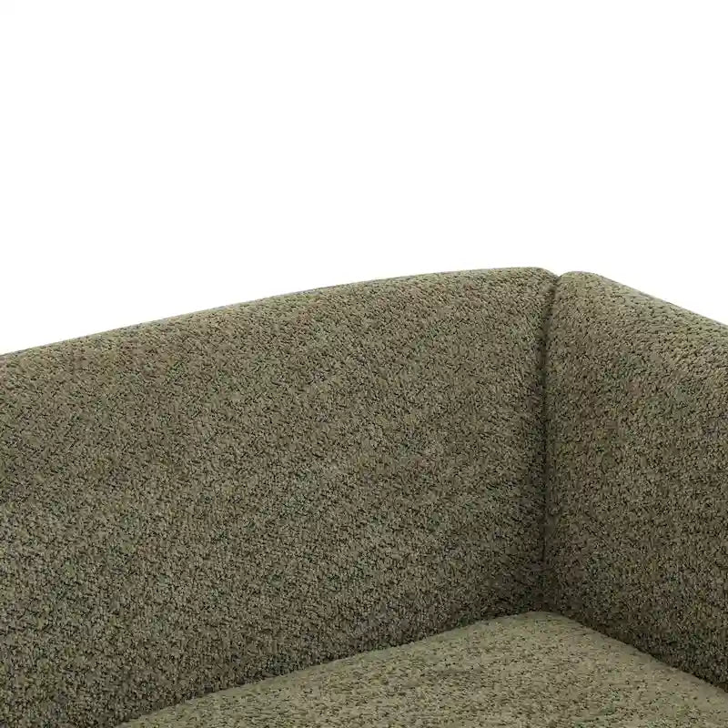 Canapé deux places Alma en tissu bouclé capitonné de Christopher Knight Home