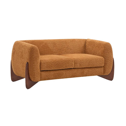Canapé deux places Alma en tissu bouclé capitonné de Christopher Knight Home