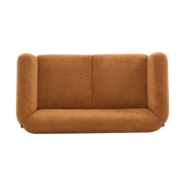 Canapé deux places Alma en tissu bouclé capitonné de Christopher Knight Home