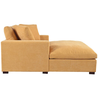 Canapé-lit surdimensionné en tissu moderne Zala par Christopher Knight Home