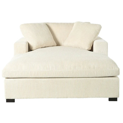 Canapé-lit surdimensionné en tissu moderne Zala par Christopher Knight Home